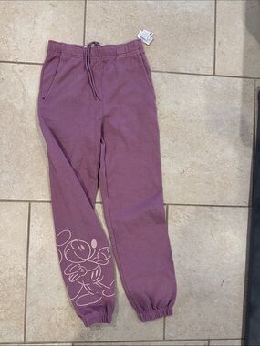 Disney Purple Graphic Jogger Sweatpants
